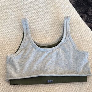 SET Active Sportbody Sporty Roster Bra in Oak